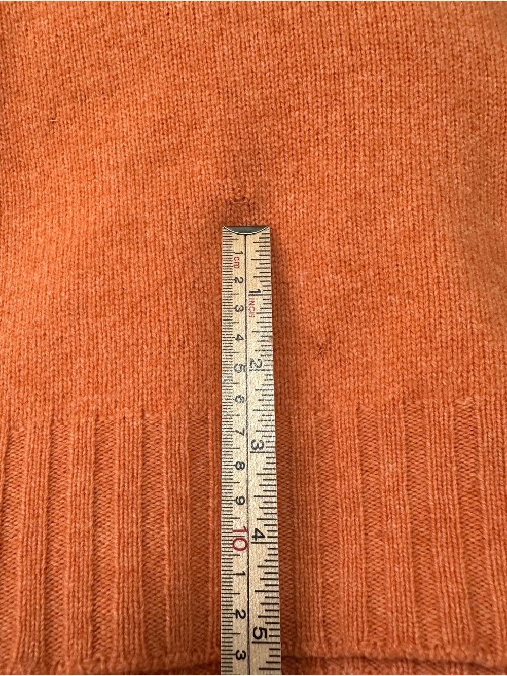 Rivamonti Made in Italy Orange Wool Alpaca Mohair Sweater Quiet Luxury - Picture 8 of 8